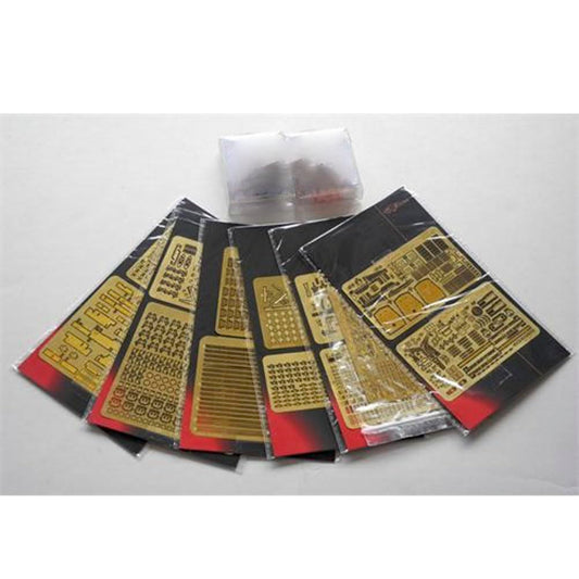 FLYHAWK FH780001 for TAMIYA 31613 1/700 WW2 USN BATTLESHIP BB-63 MISSOURI GOLD MEDAL VERSION Photoetch Enhancement Parts Photoetch Set Etched Parts