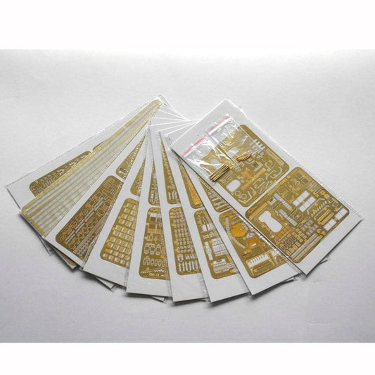 FLYHAWK FH350069 1/350 WWII German Heavy Cruiser Model Kit for Trumpeter 05313, 17 Pieces, Photo Etched