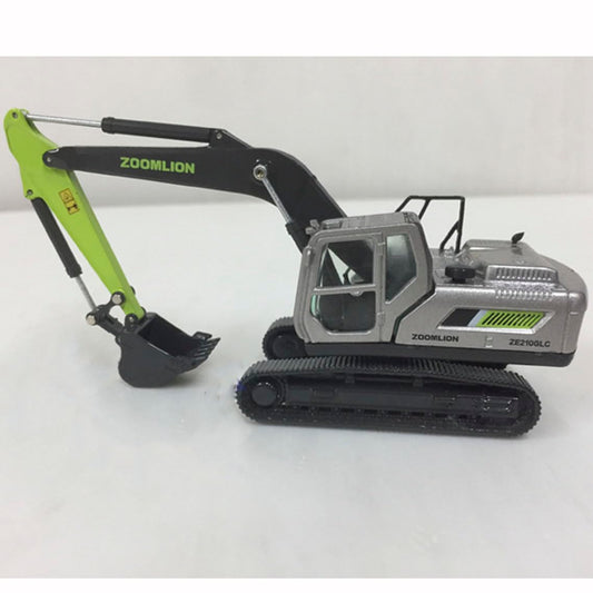 1/87 Zoomlion ZE210GLC Crawler Excavator Diecast Model, Crawler Excavator Adult Collectible die-cast Scale Model Replica,Engineering Vehicle Diecast Model