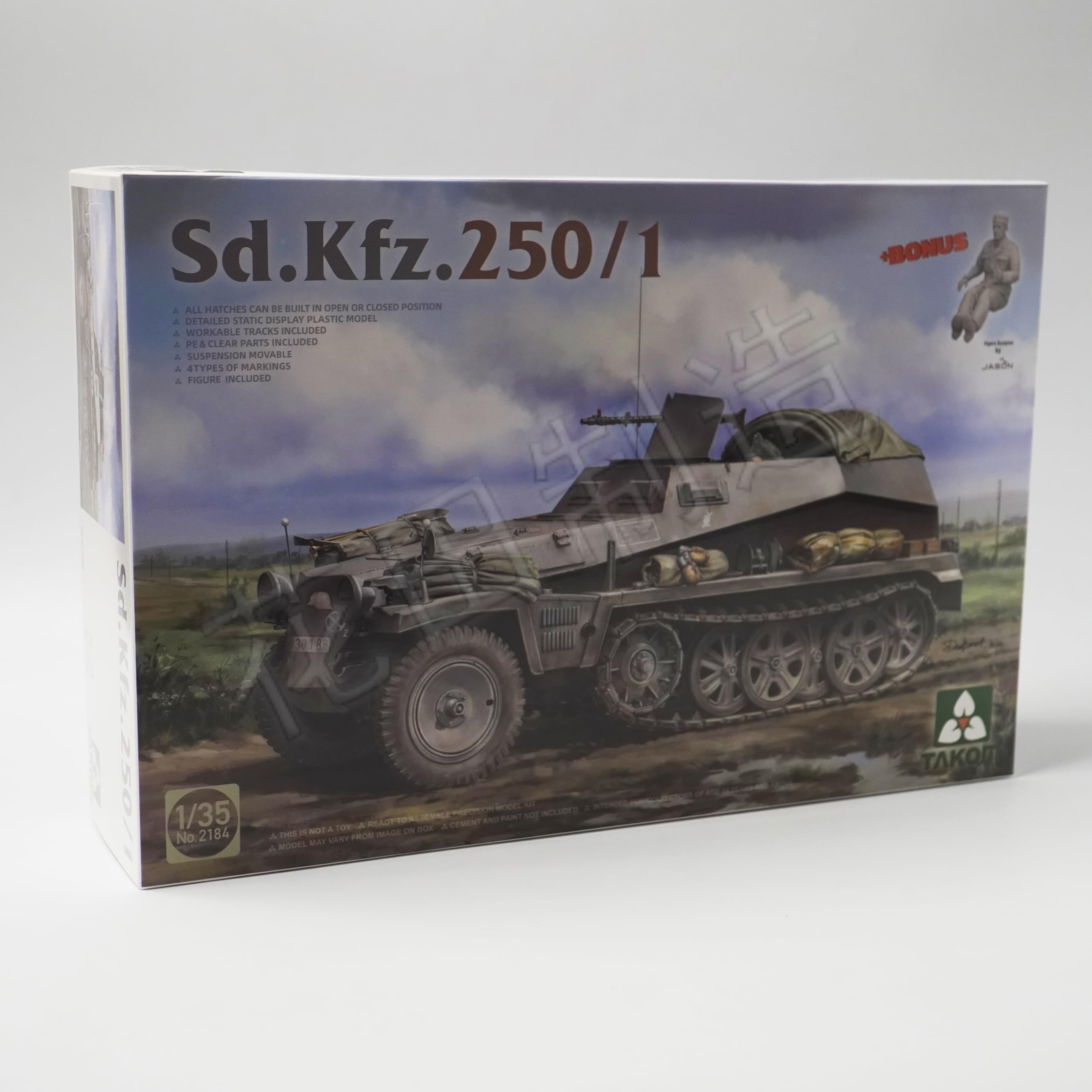 TAKOM No.2184 ,1:35 Scale,Sd.Kfz.250/1 Military Vehicle Model Kit