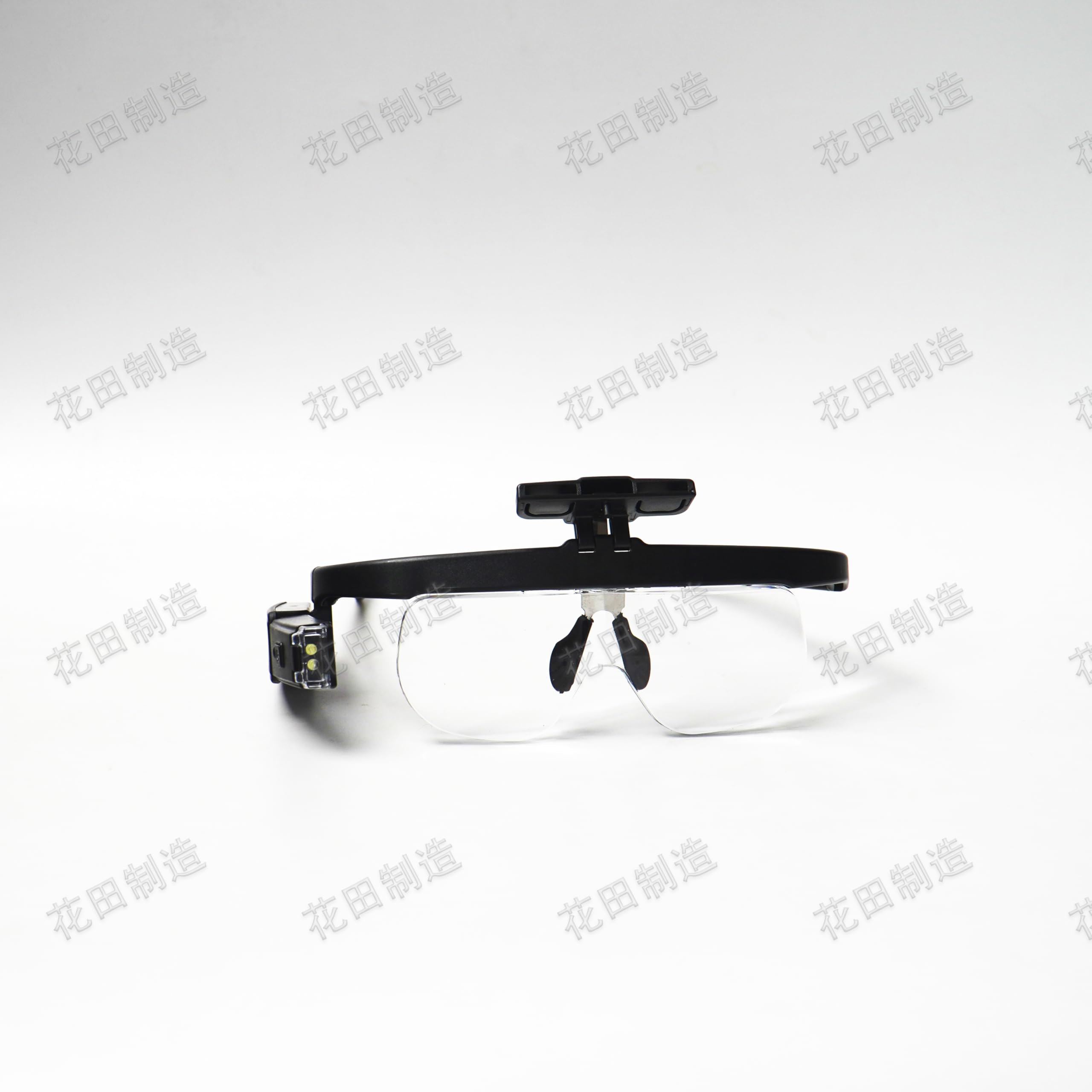 Magnifying Glasses with Light, Head Mount Magnifier with 3 Lenses, Headband, Storage Case, Hands Free LED Lighted Head Magnifying Visor for Close Work Hobby Crafts