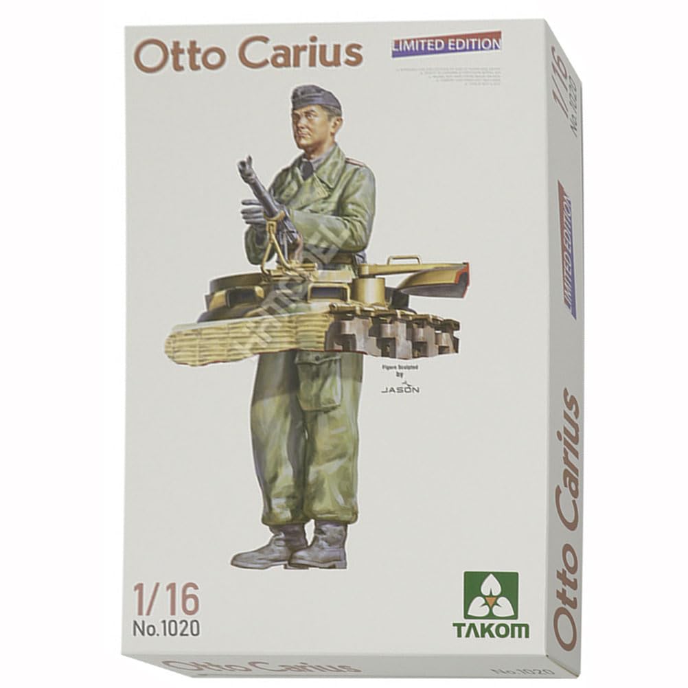 Takom Otto carius Military Figure Model Kit, 1/16 Scale, Limited Edition No.1020