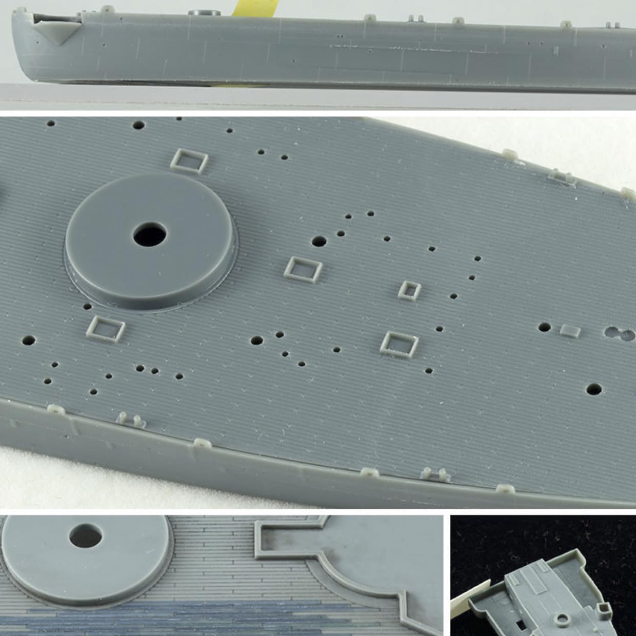 花田制造 VEE Hobby V57003 USS Missouri BB-63 1945 Battleship Model Kit, 1/700 Scale,
