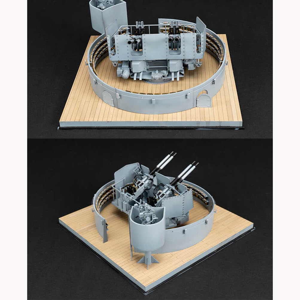 花田制造 ZimModel ZM53001 US Navy 40mm Quad Bofors AA Gun Mount, 1/35 Scale Military Model Kit