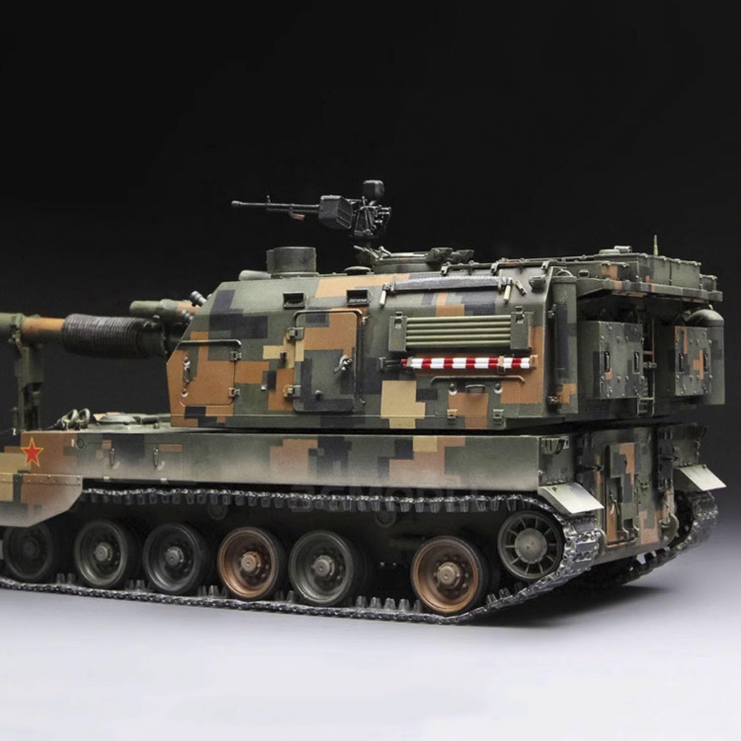 花田制造 Meng 1/35 Scale Chinese PLZ05 155mm Self-Propelled Howitzer Military Model Kit, TS-022