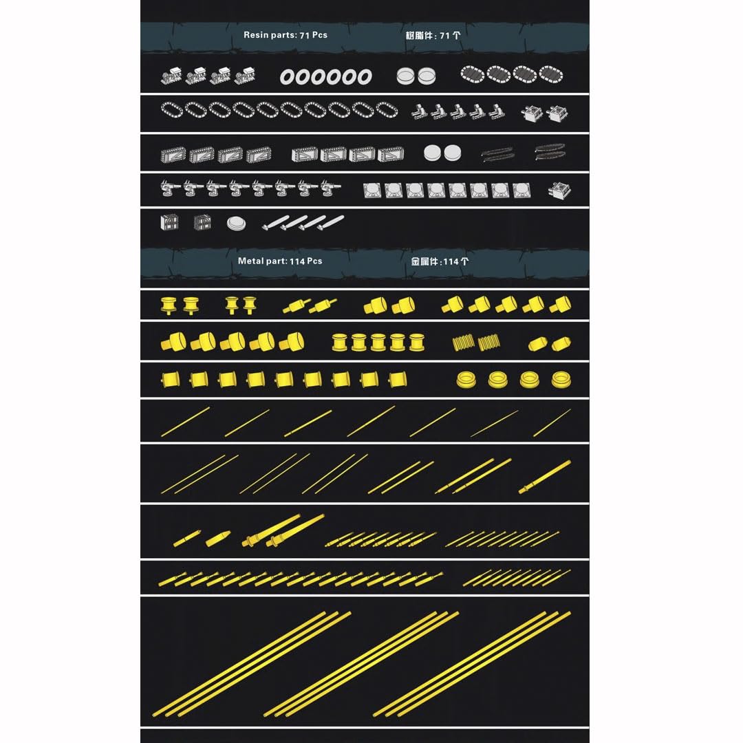 FLYHAWK FH350168 for TRUMPETER 05335 1/350 HMS ROBERTS GOLD MEDAL VERSION Photoetch Enhancement Parts Photoetch Set Etched Parts BATTLESHIP model kits super detail