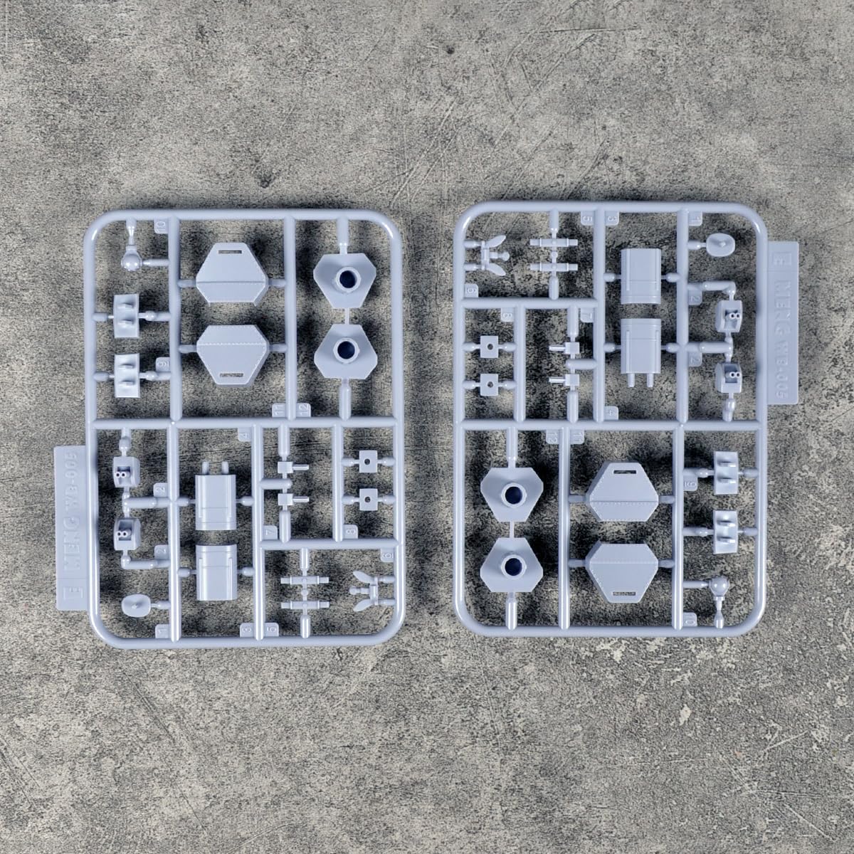 花田制造 Meng Warship Builder Hood Battleship Plastic Model Kit, WB-005