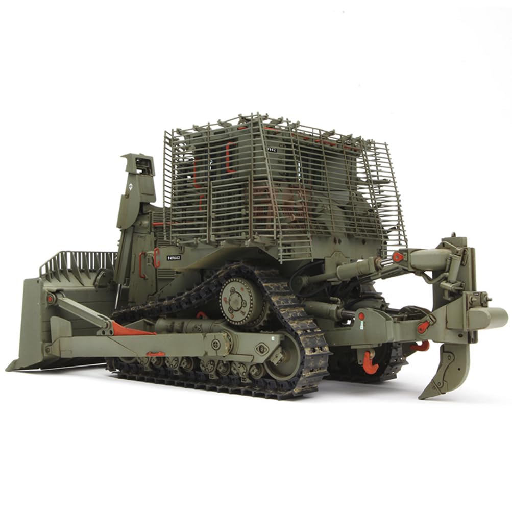 花田制造 Meng SS-010 D9R Armored Bulldozer with Slat Armor, 1/35 Scale Military Model Kit