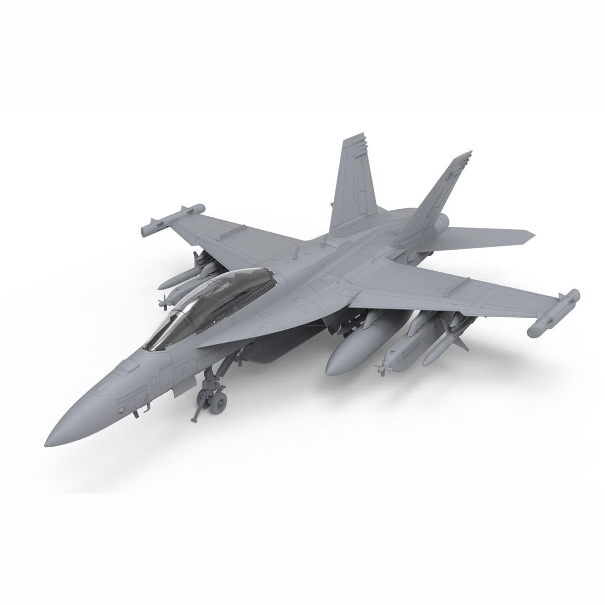 Meng LS-019 EA-18G Growler Electronic Attack Aircraft Yellow Jackets Model Kit, 1/48 Scale, F18