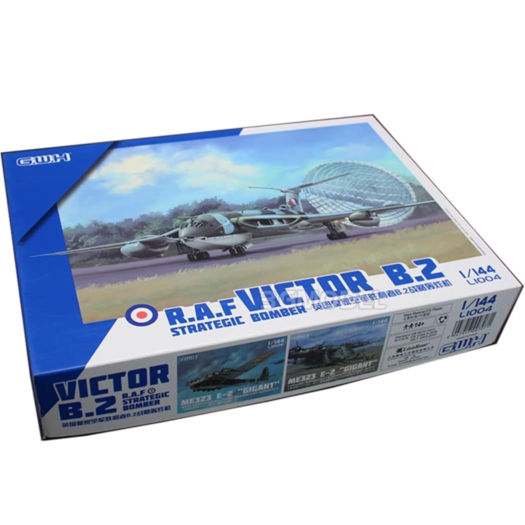 花田制造 GWH L1004 RAF Victor B.2 Strategic Bomber Model Kit, 1/144 Scale, Military Aircraft Assembly Set