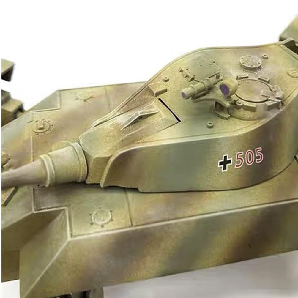 花田制造 UA72352 Fist of War German E-75 Heavy Tank Mech Ausf.G, 1:72 Scale Model Kit, Military Vehicle