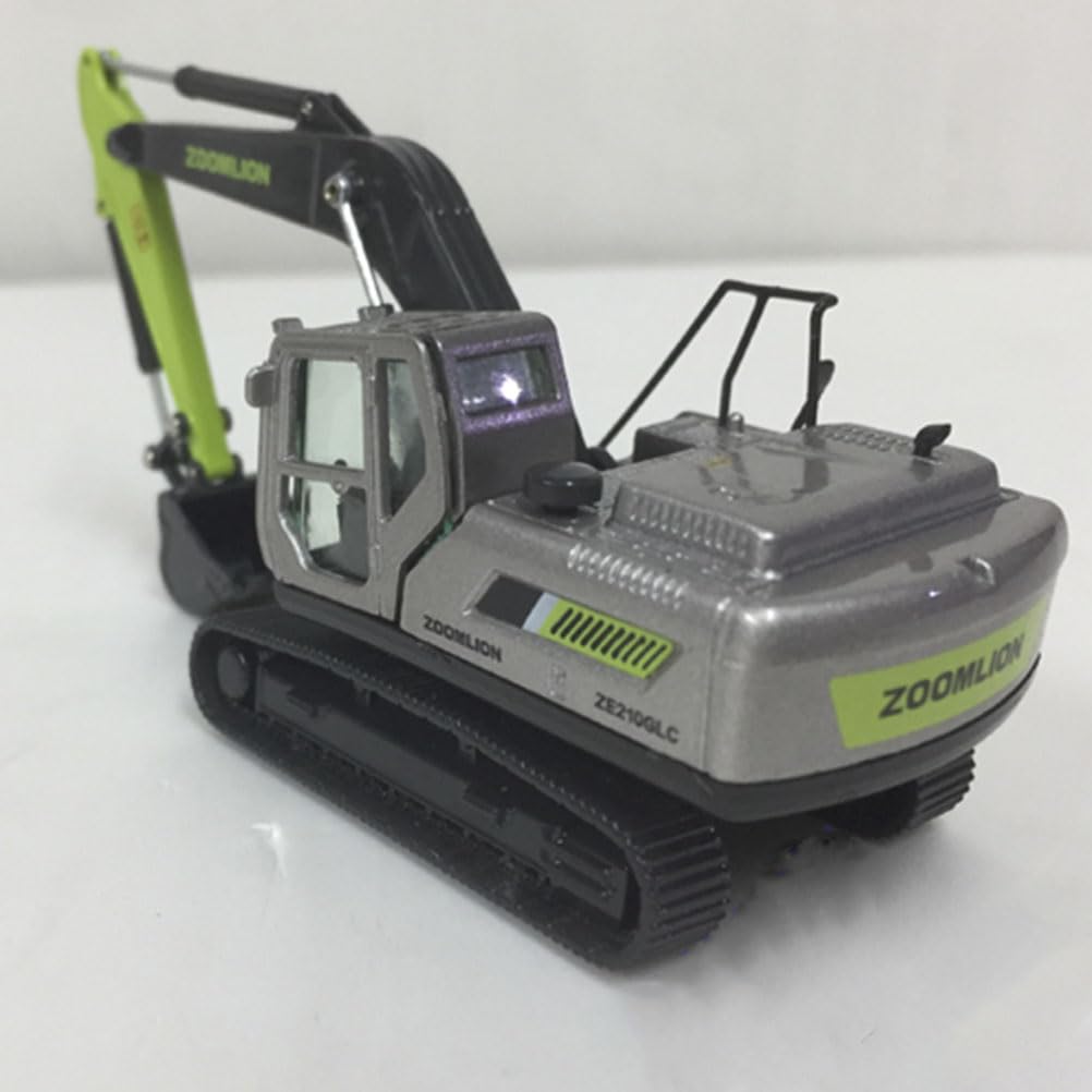1/87 Zoomlion ZE210GLC Crawler Excavator Diecast Model, Crawler Excavator Adult Collectible die-cast Scale Model Replica,Engineering Vehicle Diecast Model