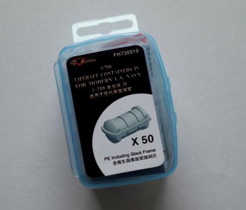 花田制造 FLYHAWK FH730010 LIFERAFT CONTAINERS IV for Modern U.S.Navy Photoetch Enhancement Parts Photoetch Set Etched Parts