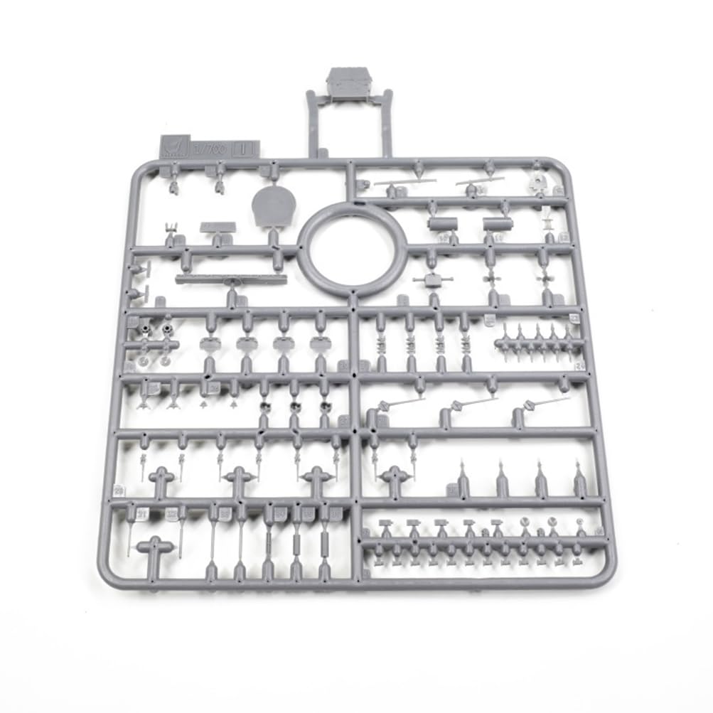 花田制造 VERYFIRE VF700907DX USS Des Moines CA-134, 1/700 Scale U.S. Navy Heavy Cruiser Model Kit with Photo-Etched Parts, Military Ship Building Set