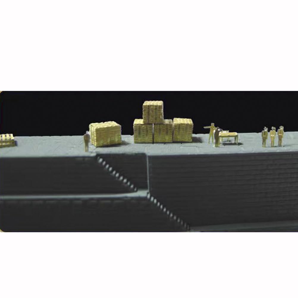 花田制造 FLYHAWK FH710010 1/700 WWII DKM U-Boat Type VII B with Dock Model Kit Photoetch Enhancement Parts Photoetch Set Etched Parts Battleship Model Kits Super Detail