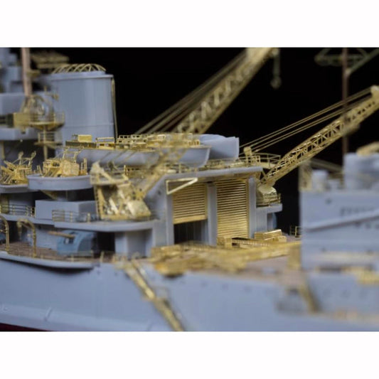 FLYHAWK FH780010 1/700 HMS Warspite 1942 for Trumpeter 05795, Photoetch Enhancement Parts Set, 10 Pieces