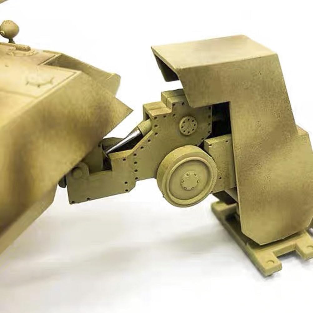 花田制造 UA72354 Fist of War German E-75 Mech 55mm Twin Gun Assault Tank, 1:72 Scale Model Kit