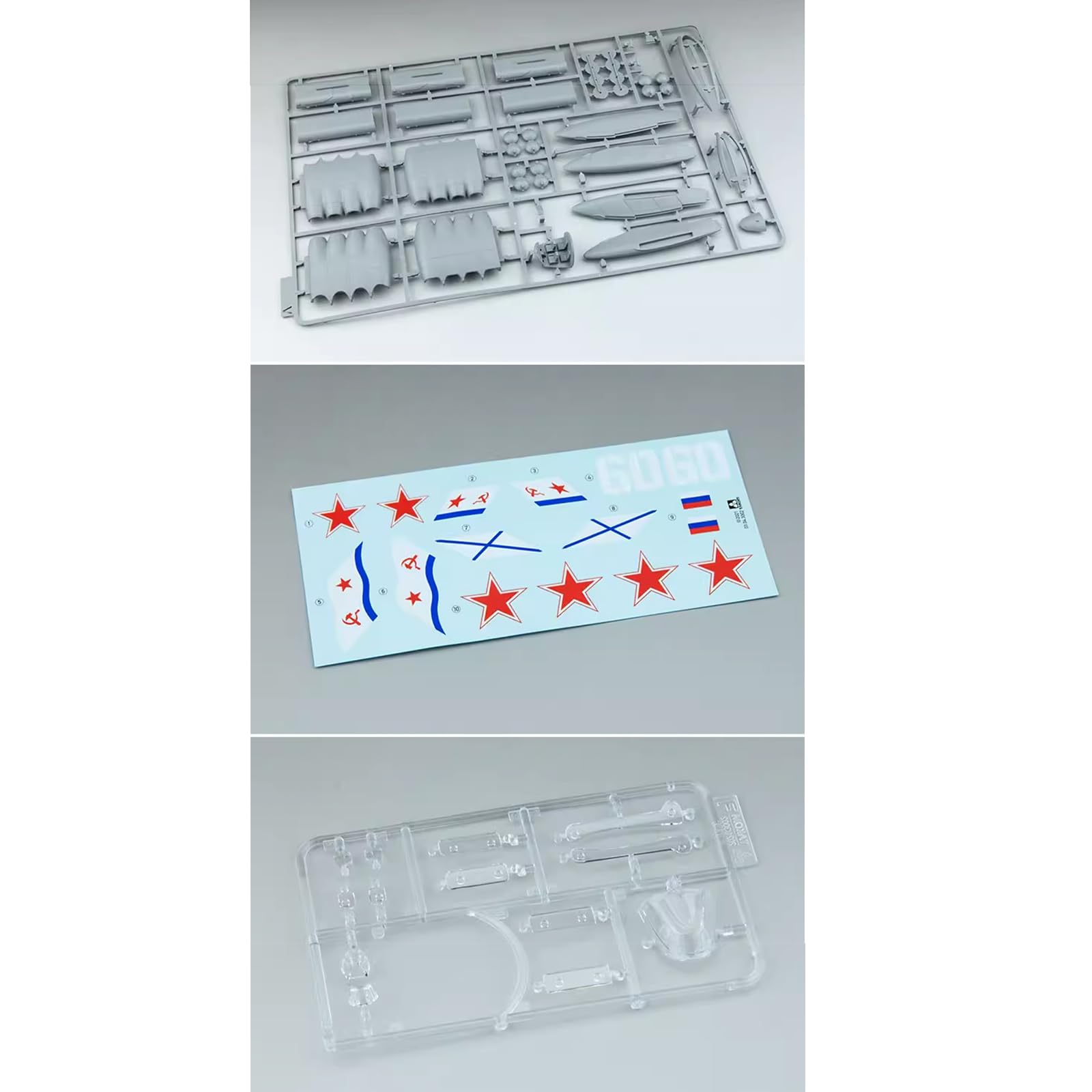 花田制造 Takom 3002 LUN-Class Ekranoplan 1/144 Scale Static Display Model Kit,Clear Parts Included