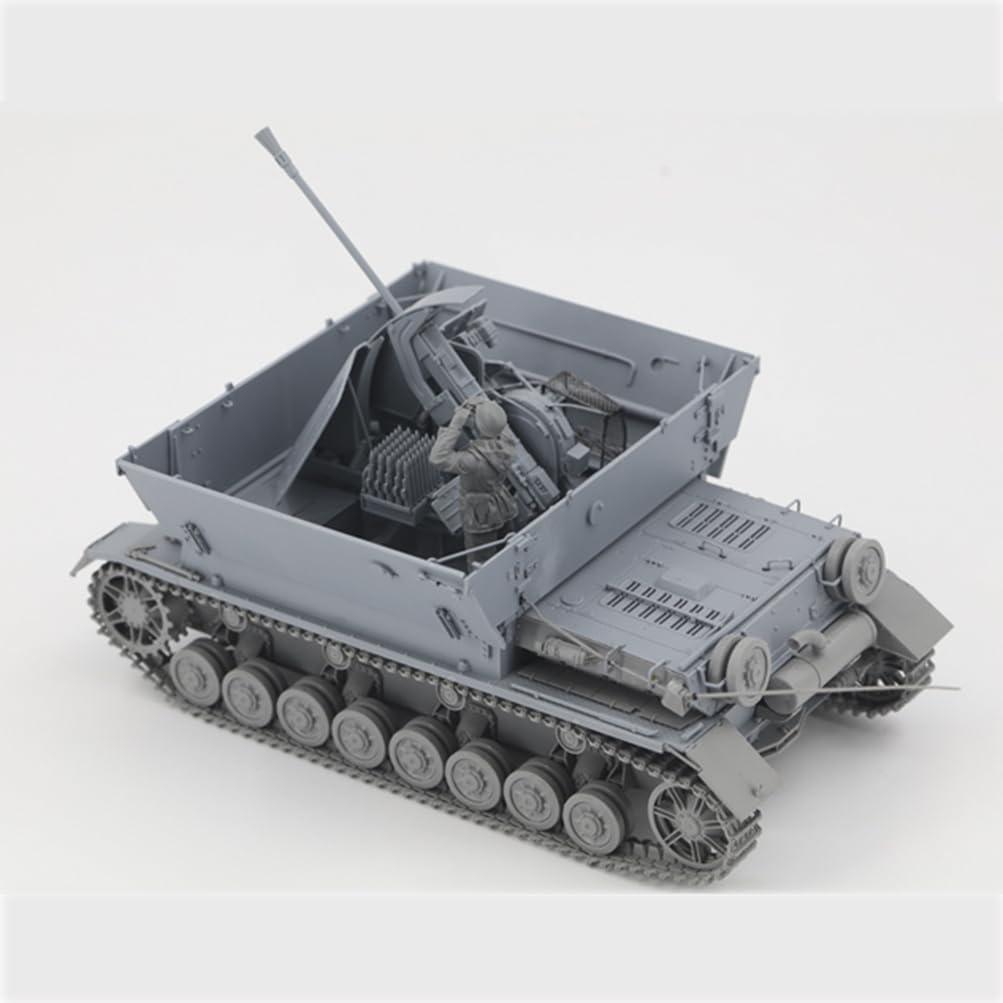 花田制造 Border Model BT-007 Mobelwagen 3.7cm Flak auf Fgst Pz.Kpfw.IV [Sf] Military Tank Model Kit, 1/35 Scale