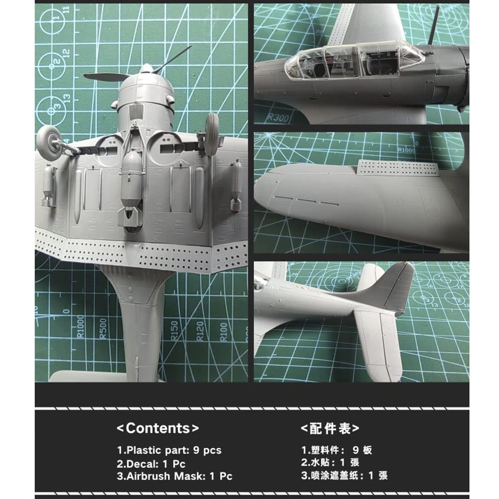FLYHAWK FH6001 1/72 SBD-3 Dauntless Plastic Model unassembled Model kit