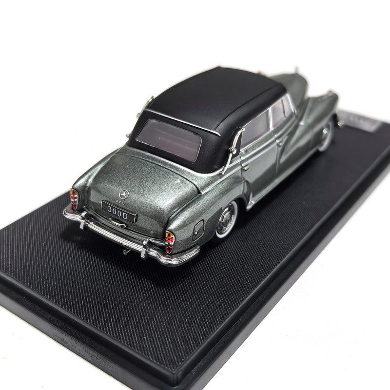 1959 Mercedes-Benz 300D Die-Cast Model Car, 1/64 Scale, grey
