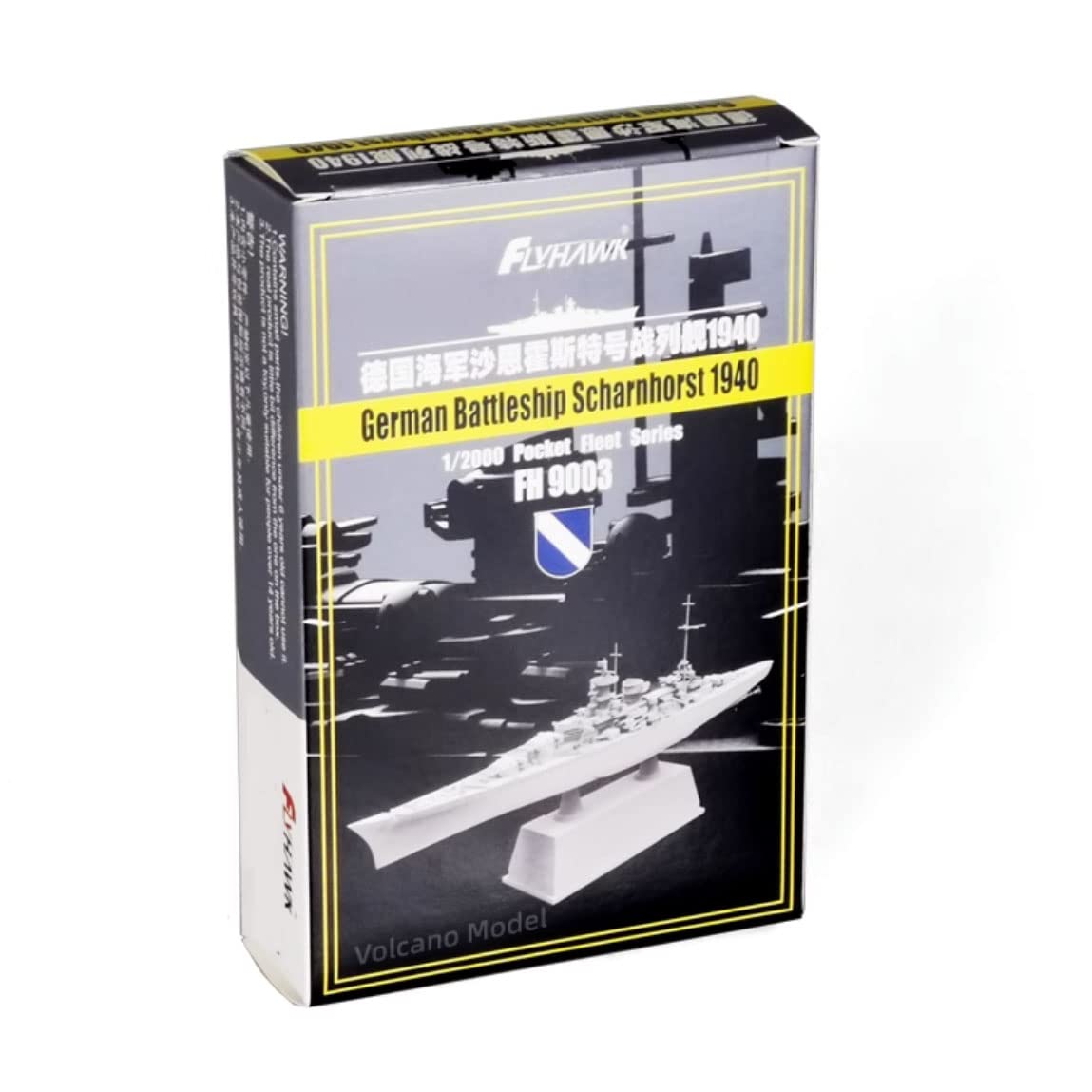 Flyhawk Model German Battleship Schannhorst 1940 1/2000 Pocket Fleet Series FH9003