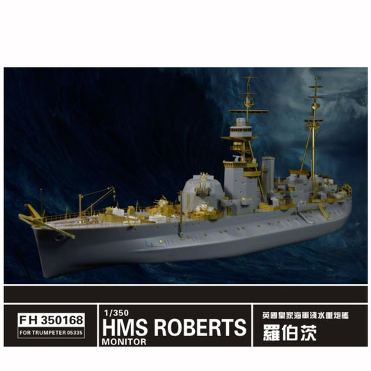 FLYHAWK FH350168 for TRUMPETER 05335 1/350 HMS ROBERTS GOLD MEDAL VERSION Photoetch Enhancement Parts Photoetch Set Etched Parts BATTLESHIP model kits super detail