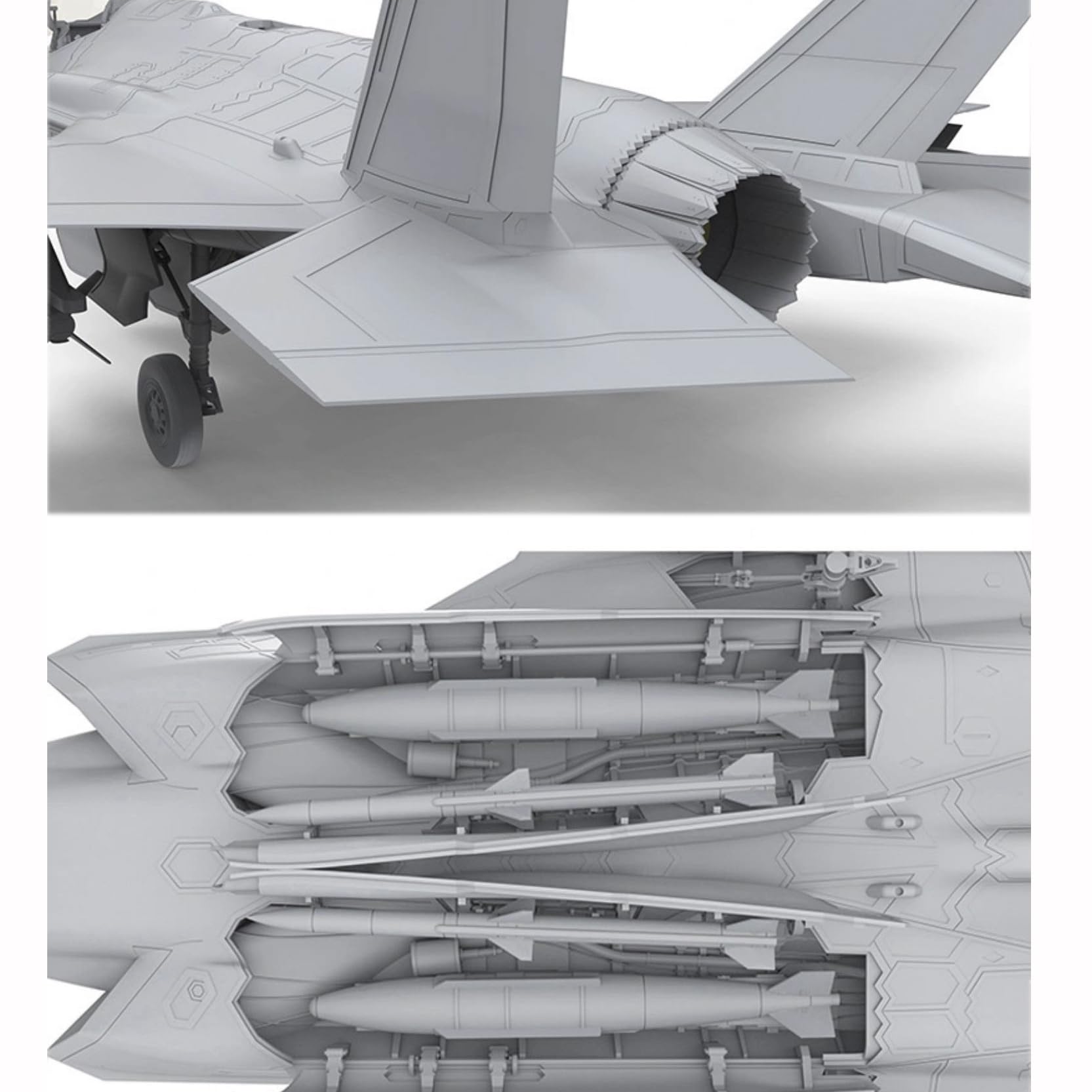 Meng LS-018 F-35 I ADIR Israeli Air Force 1/48 Scale Model Aircraft Kit, Military Aviation Display, Lockheed Martin
