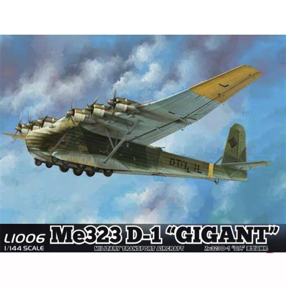 花田制造 GWH Me323 D-1 Gigant Military Transport Aircraft Model Kit, 1/144 Scale, L1006