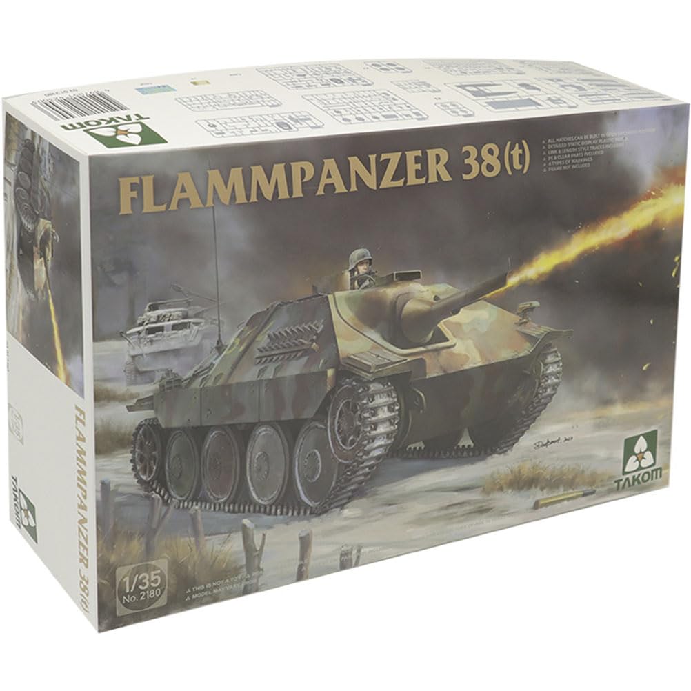 Takom No.2180 1/35 Scale Flammpanzer 38(t) Model Kit