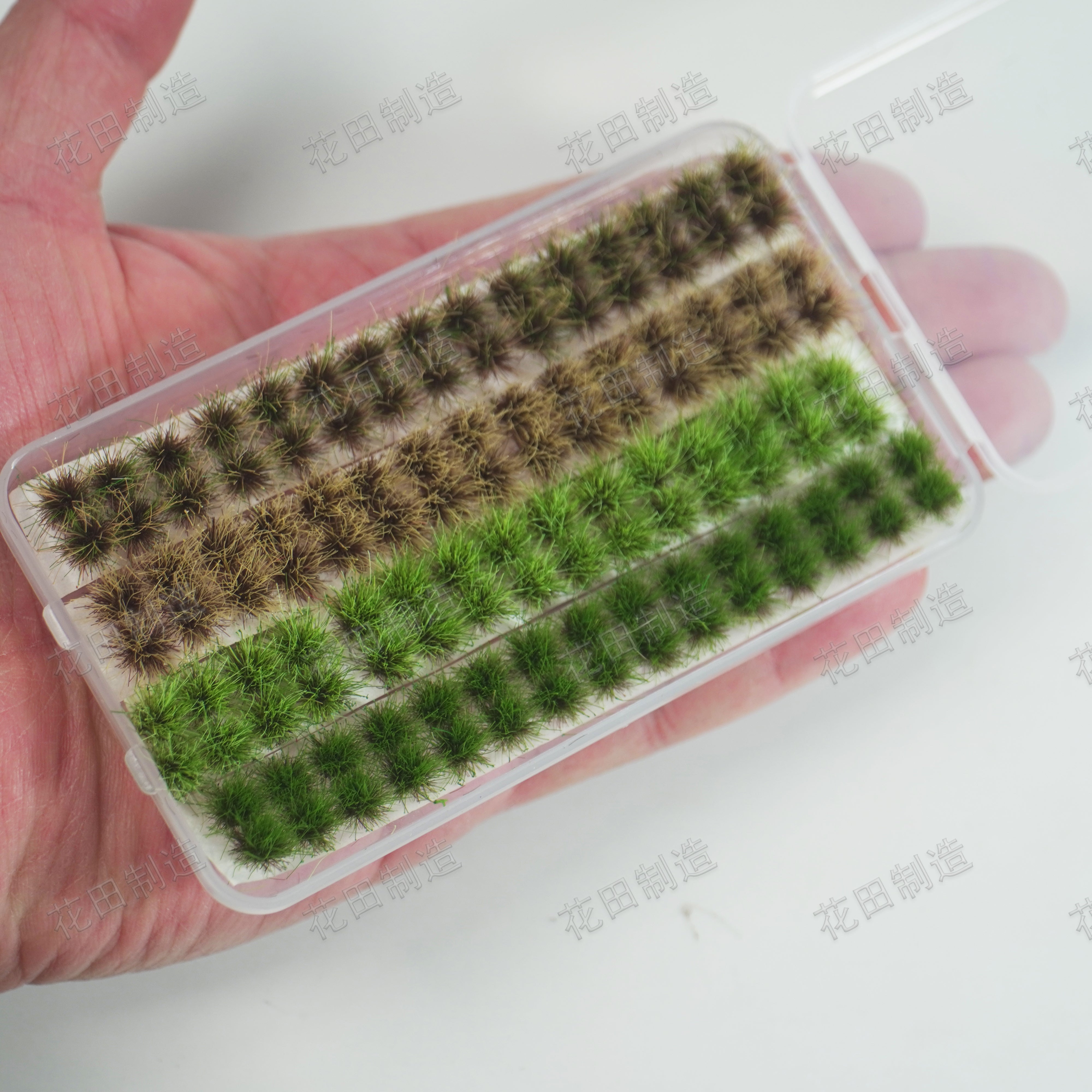 Miniature Grass Tufts for Model Scenery