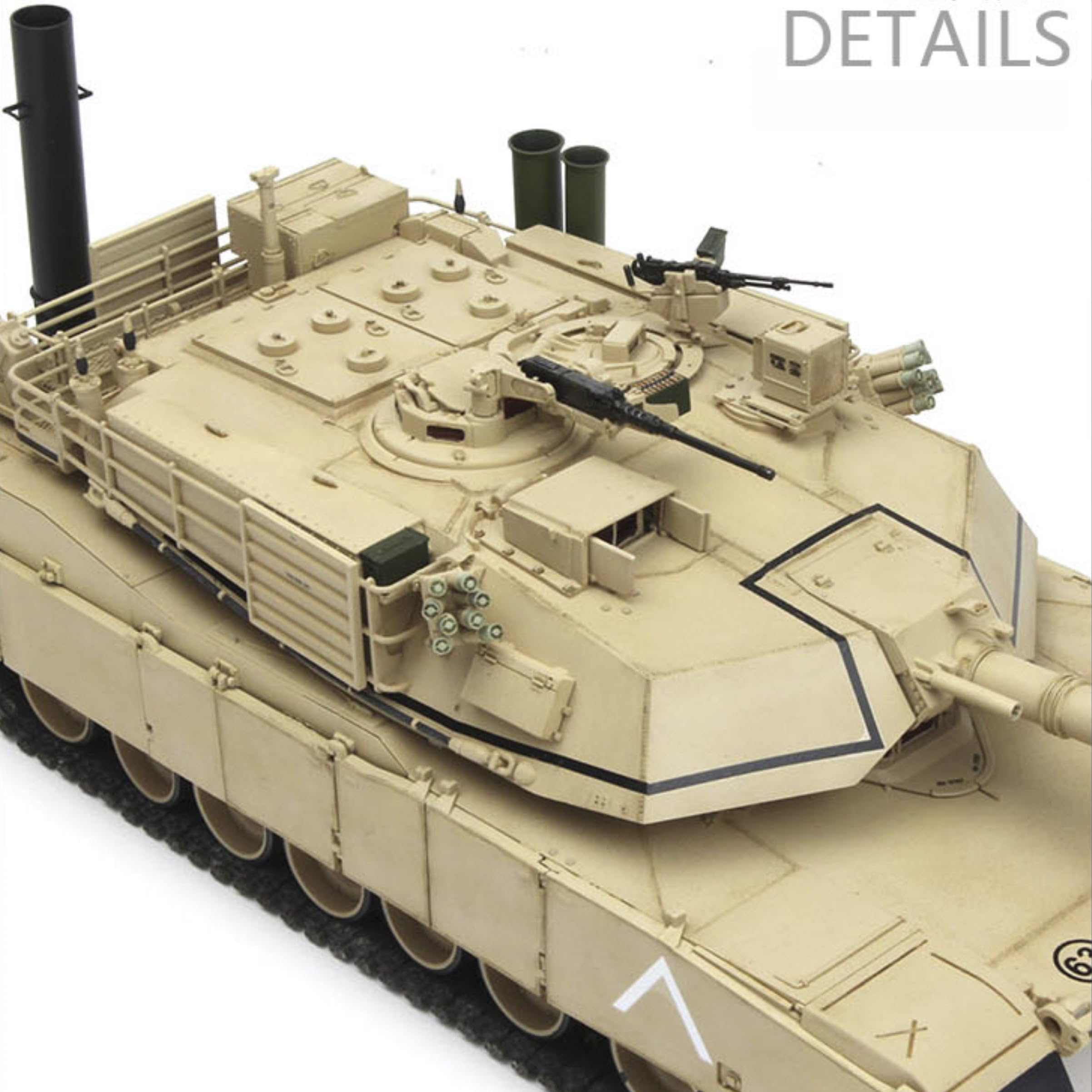 花田制造 Meng TS-032 U.S. Army M1A1 Abrams TUSK Main Battle Tank Model Kit, 1/35 Scale, Military Vehicle