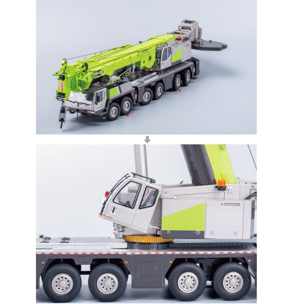 Zoomlion 1/50 Scale ZAT3000V All Terrain Crane Model, Engineering Vehicle Diecast