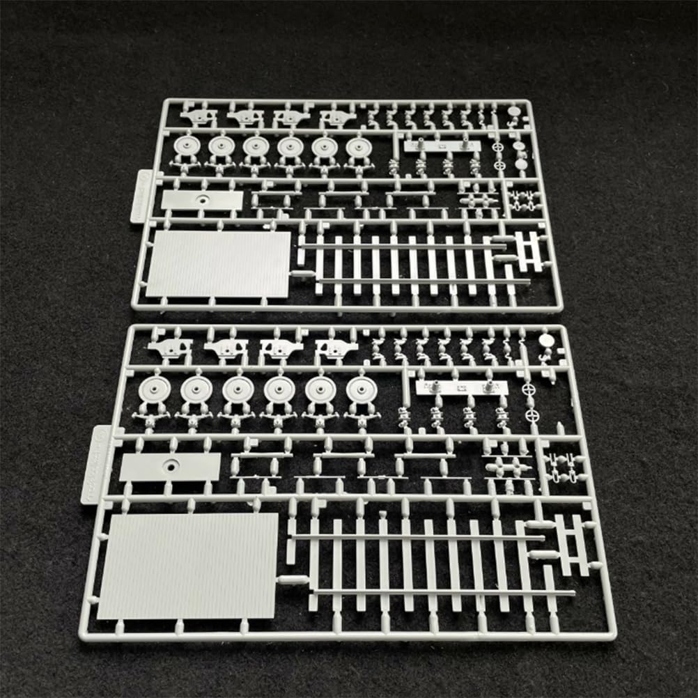 花田制造 MODELCOLLECT UA72043 German SCHWERE PLATTFORMWAGEN Type SSYMS 80, German Heavy Flatform Wagon Type SS Type 80, 1:72 Scale Model Kit