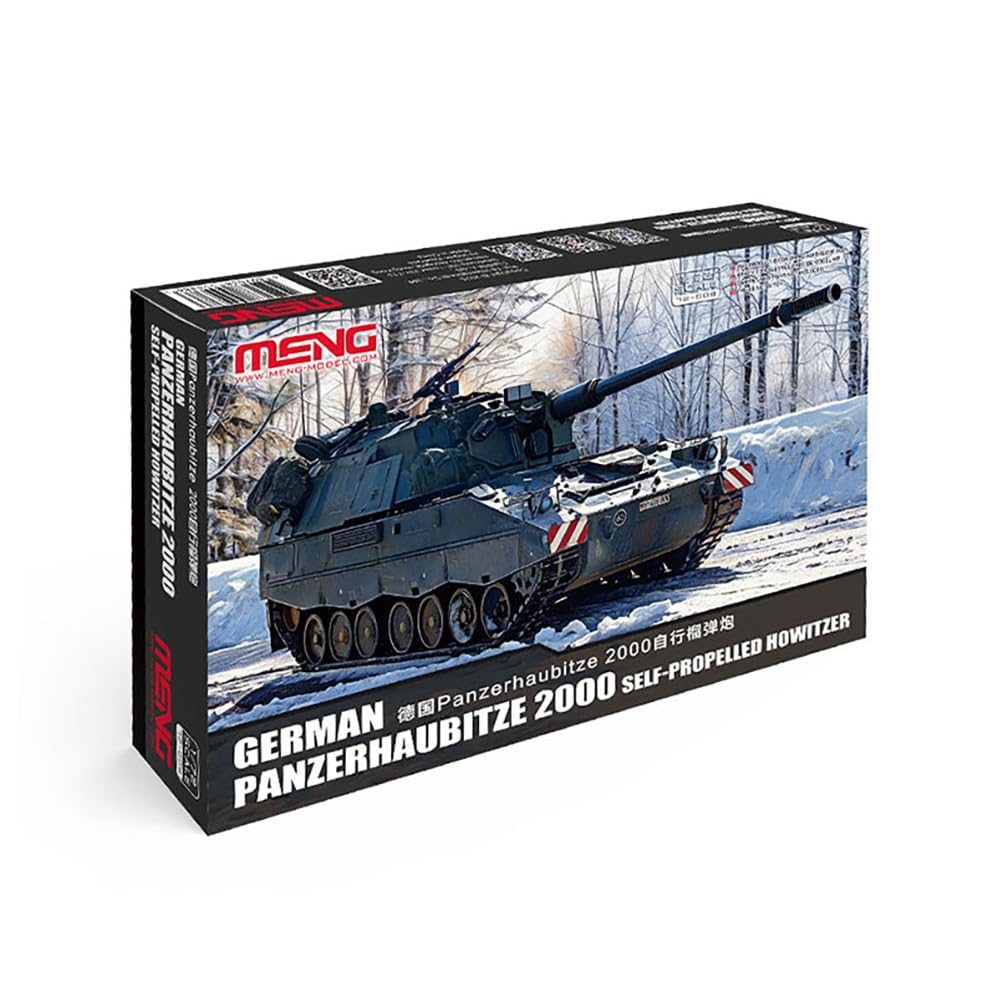 Meng 72-008 German Panzerhaubitze 2000 Self-Propelled Howitzer Model Kit, 1/72 Scale