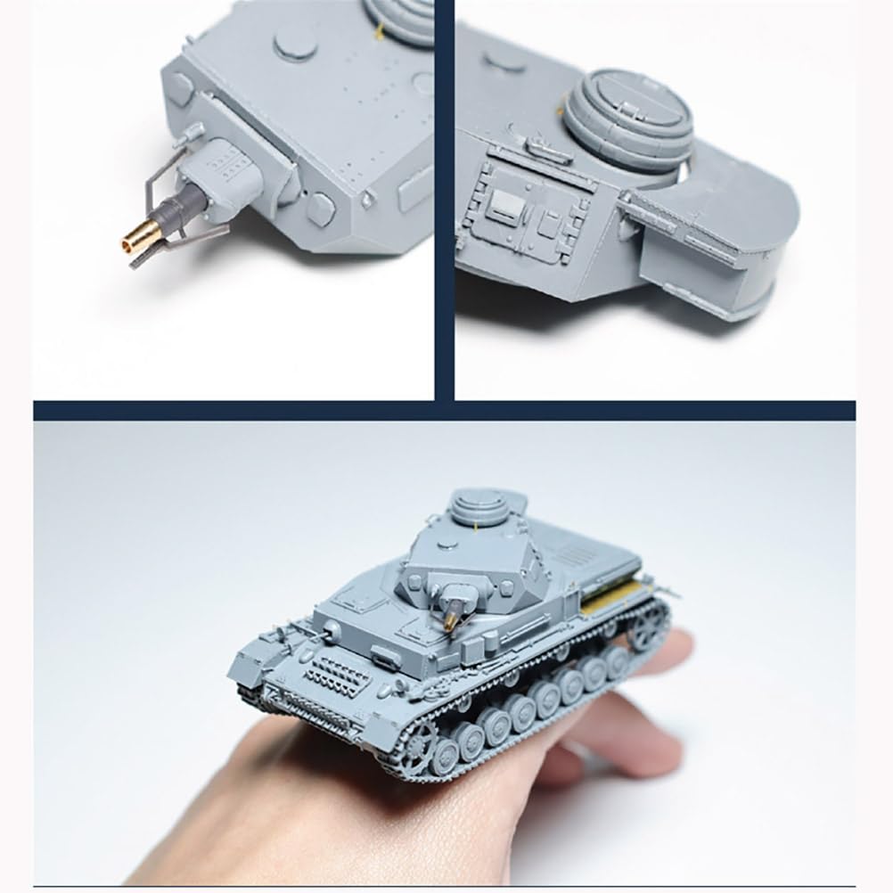 花田制造 Meng FH3026 German PzKpfw IV Ausf.F1 Medium Tank Model Kit, 1/72 Scale, Unassembled