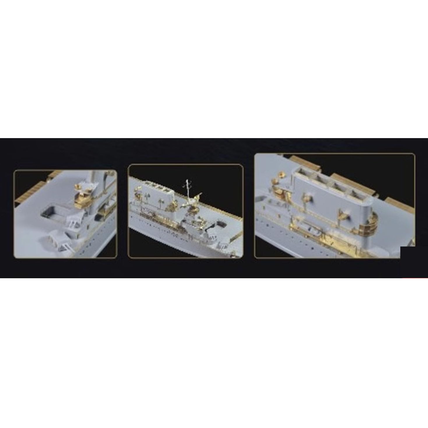 FLYHAWK FH700167 for Trumpeter 05378 1/700 WW2 USN Aircraft Carrier Saratoga CV-3 Photoetch Enhancement Parts Photoetch Set Etched Parts