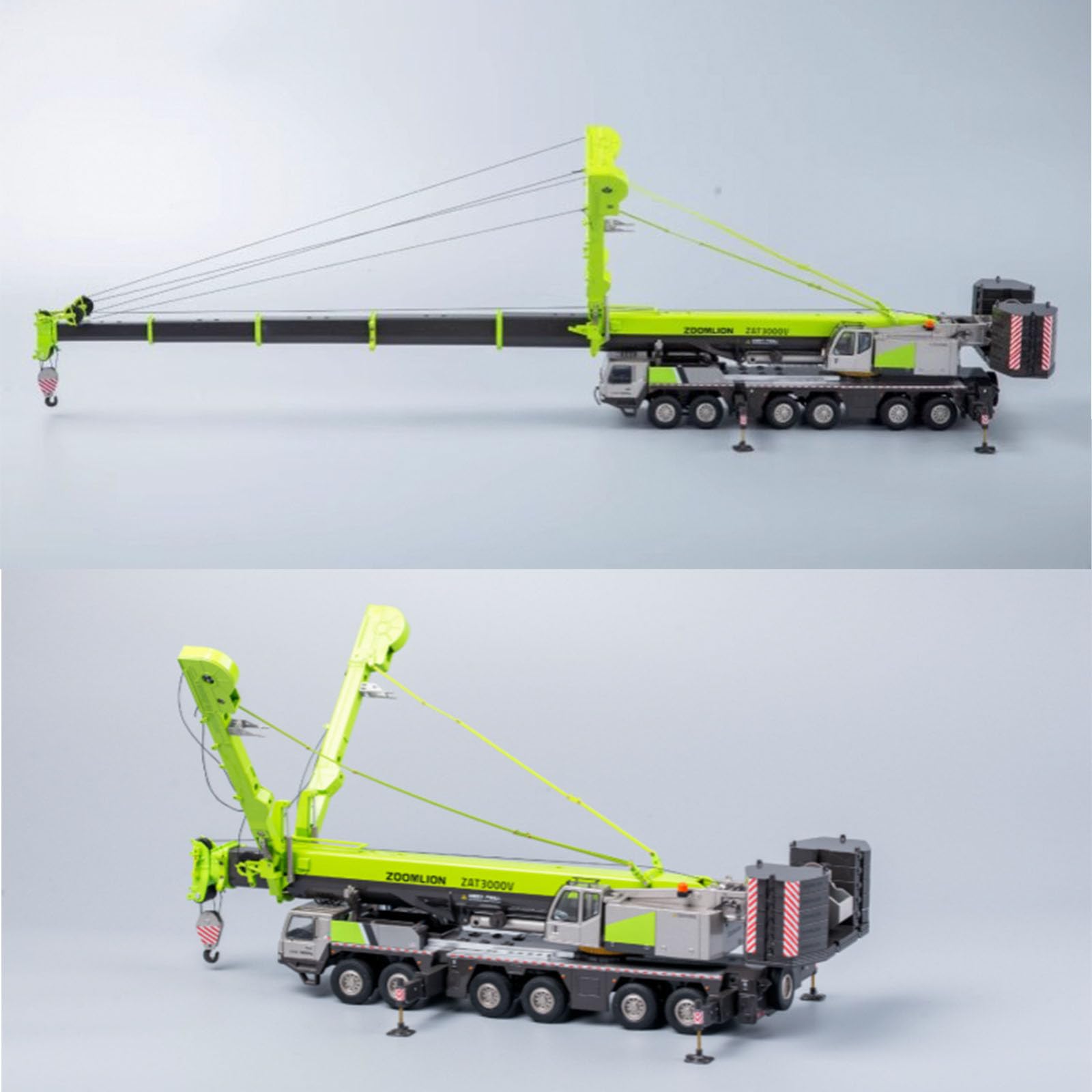 Zoomlion 1/50 Scale ZAT3000V All Terrain Crane Model, Engineering Vehicle Diecast