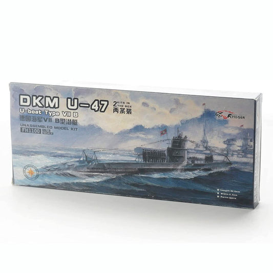 FLYHAWK FH1100 Flyhawk Model 1/700 German Navy U-Boat Type VII B U-47 (2 Pieces.) Plastic Model Etched Parts Masking Sheet