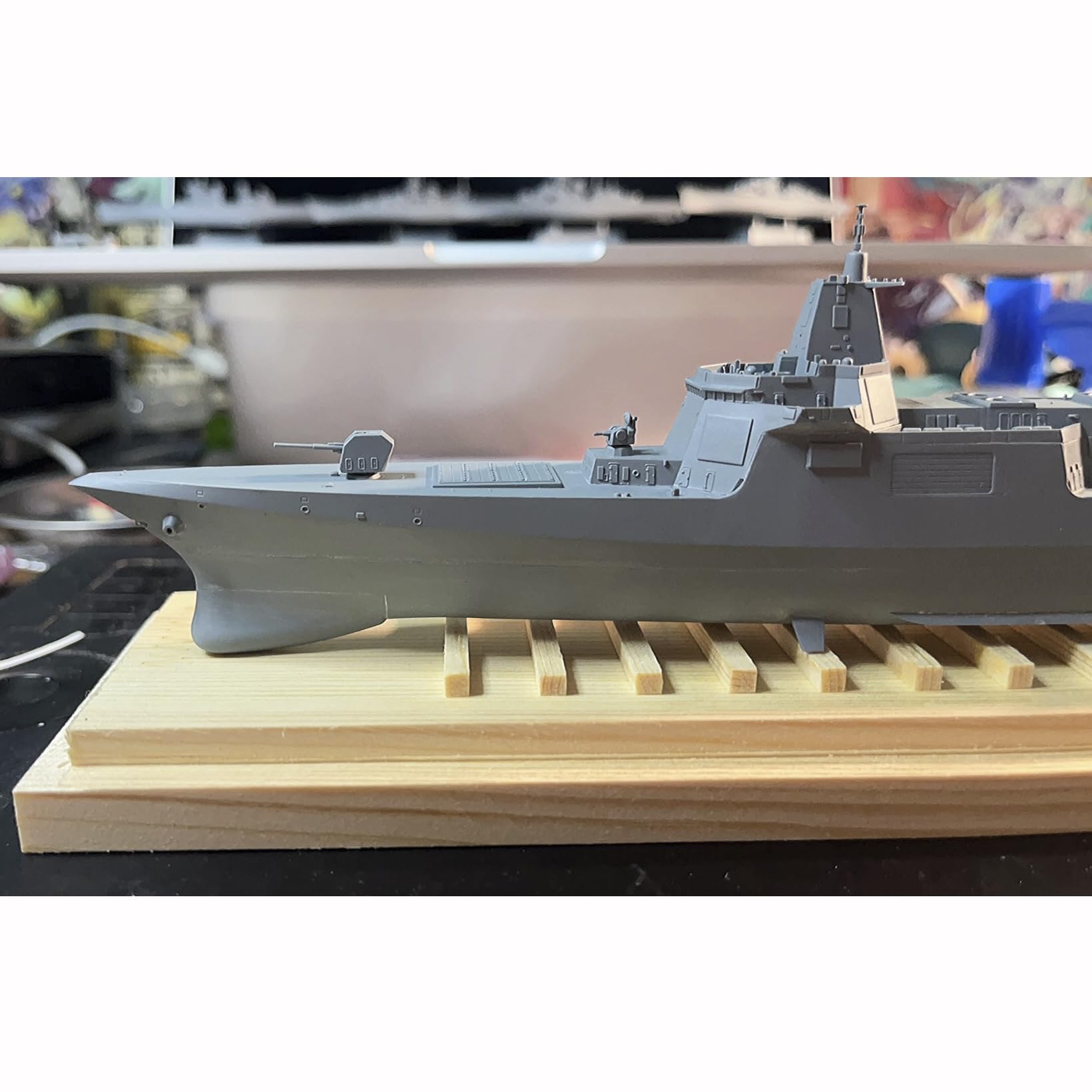 花田制造 FLYHAWK Sphyrna HTP 7001 Type 055 Destroyer Nanchang Model Kit, 1/700 Scale, Unassembled Military Ship