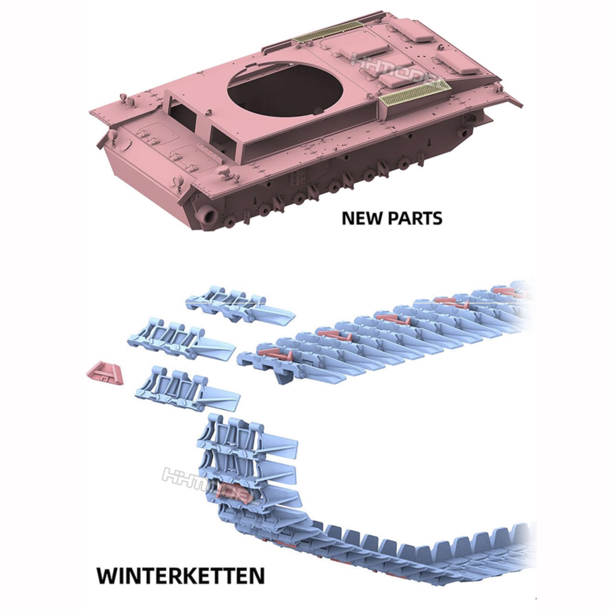 花田制造 TAKOM NO.8011 Pz.kpfw.III Ausf.Nw/Winterketten Tank Model kit,1/35 Scale