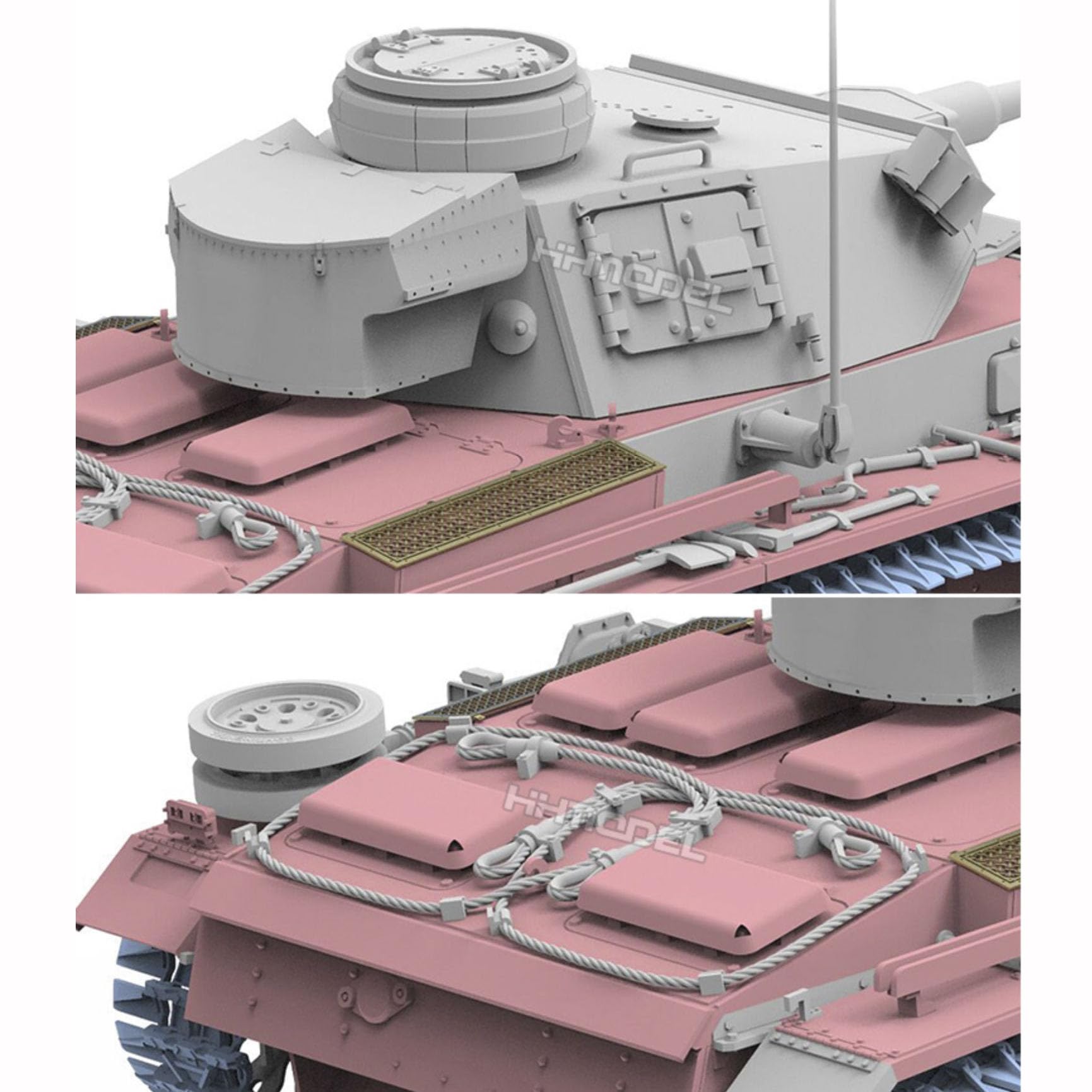 花田制造 TAKOM NO.8011 Pz.kpfw.III Ausf.Nw/Winterketten Tank Model kit,1/35 Scale