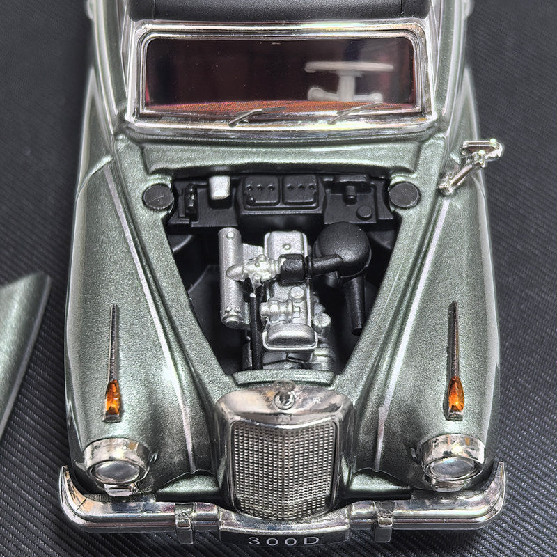 1959 Mercedes-Benz 300D Die-Cast Model Car, 1/64 Scale, grey