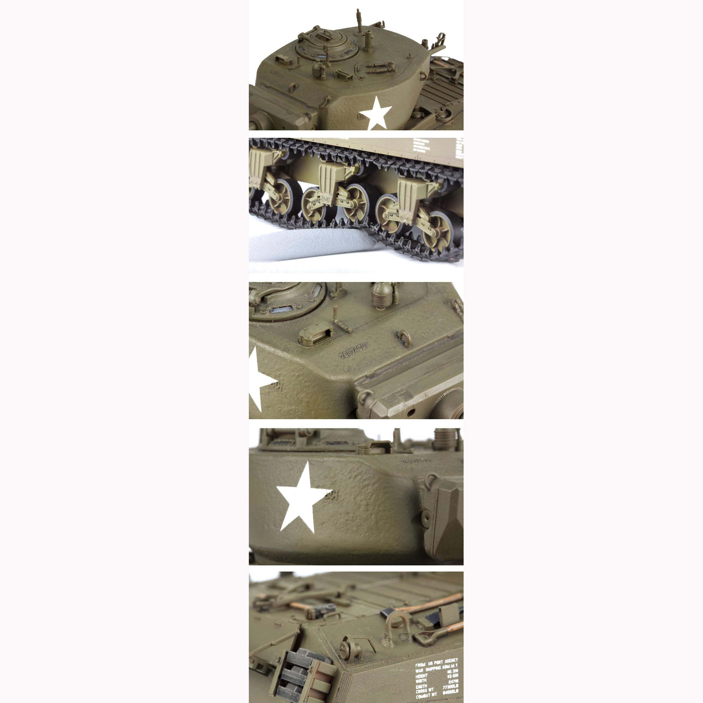 花田制造 Meng TS-045 1/35 U.S. Assault Tank M4A3E2 Jumbo Plastic Model kit