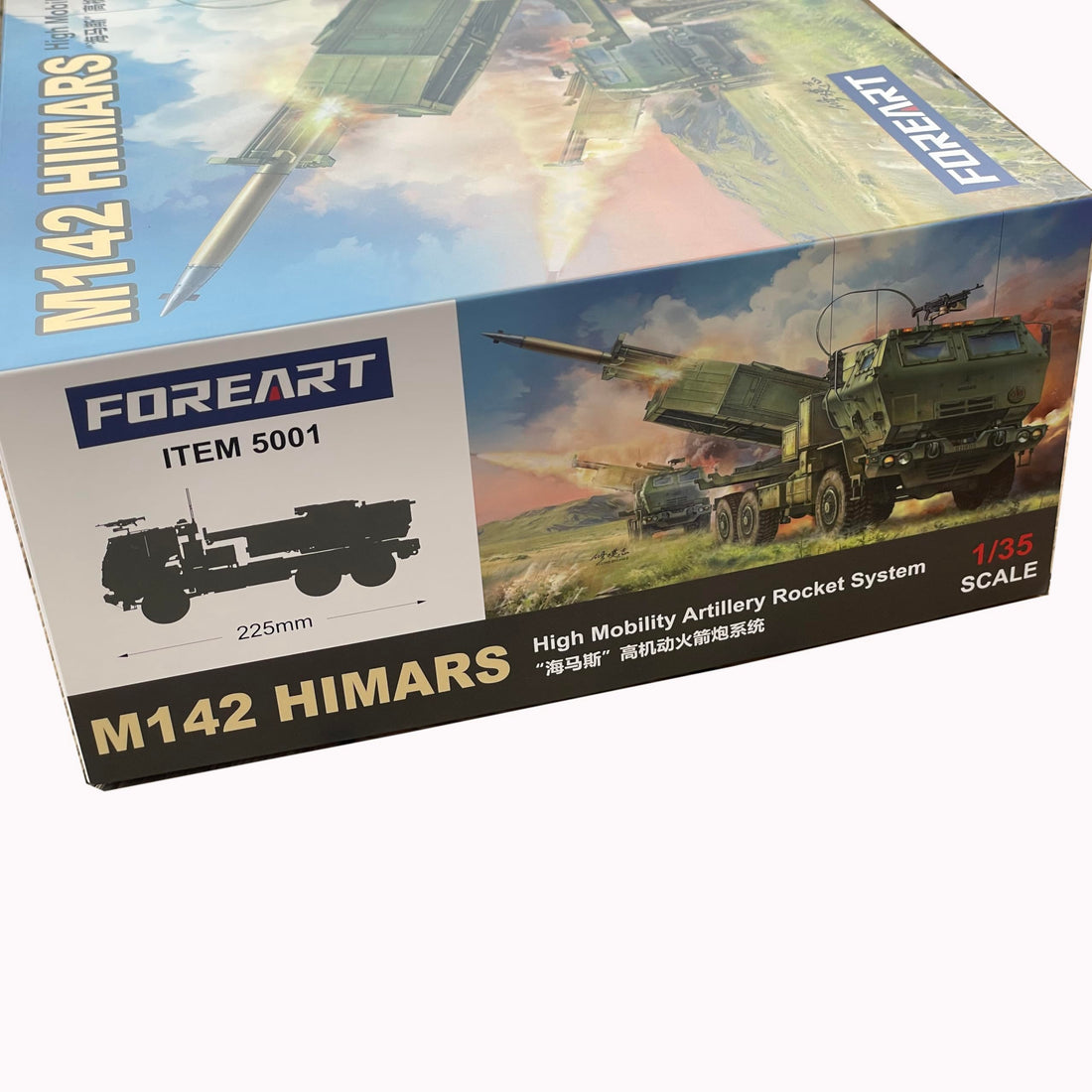 FOREART 5001 M142 HIMARS High Mobility Artillery Rocket System 1/35 Scale Model Kit