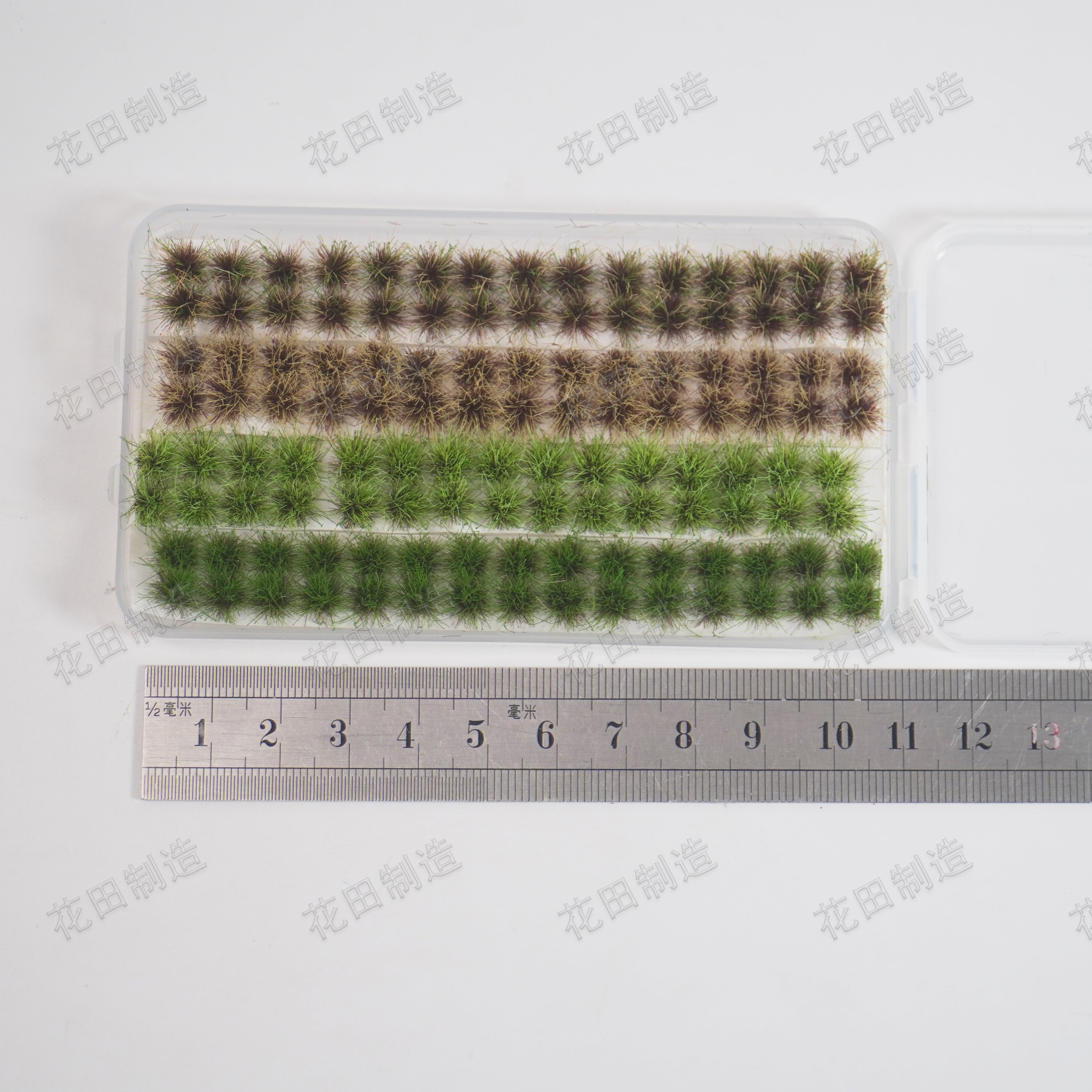 Miniature Grass Tufts for Model Scenery