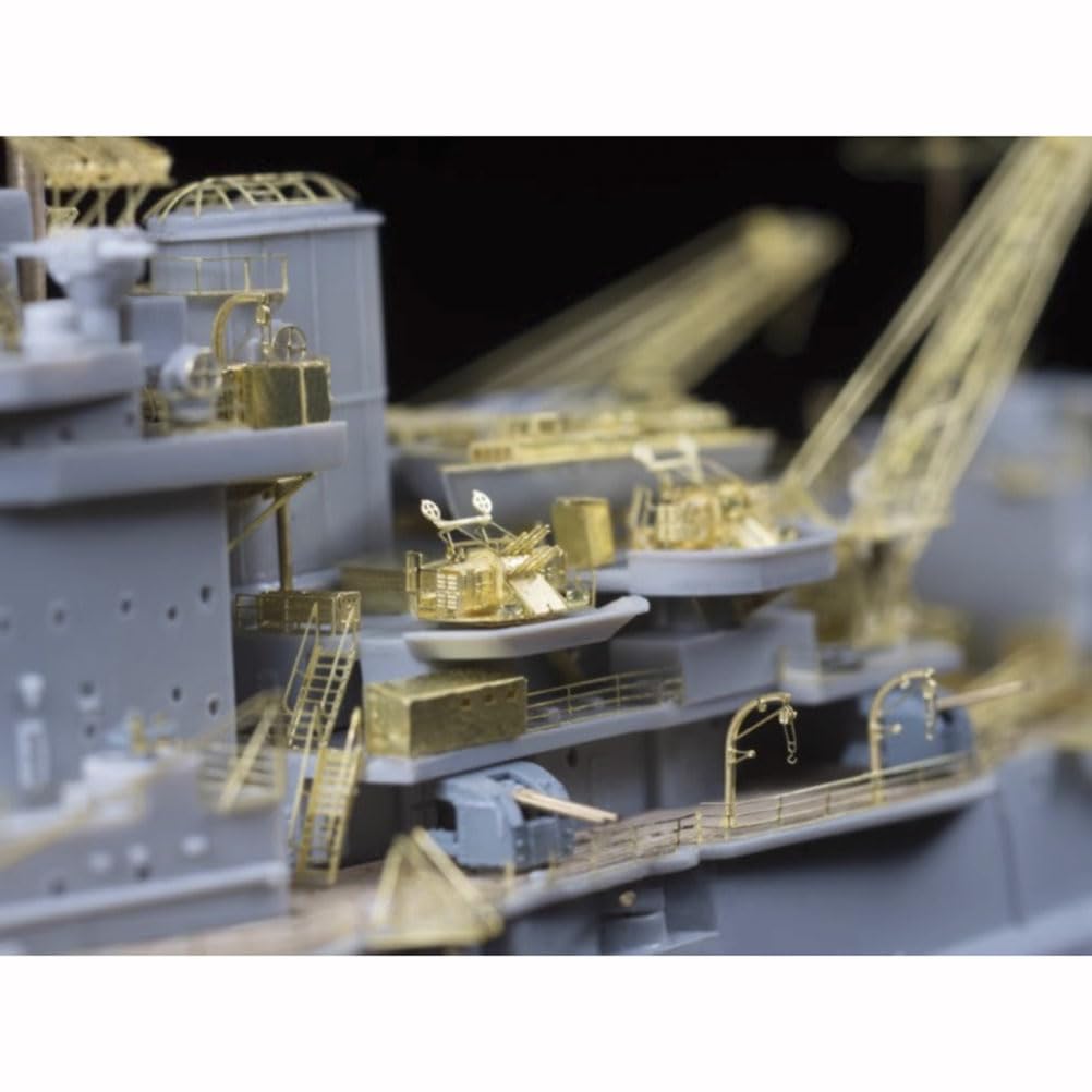 FLYHAWK FH780010 1/700 HMS Warspite 1942 for Trumpeter 05795, Photoetch Enhancement Parts Set, 10 Pieces