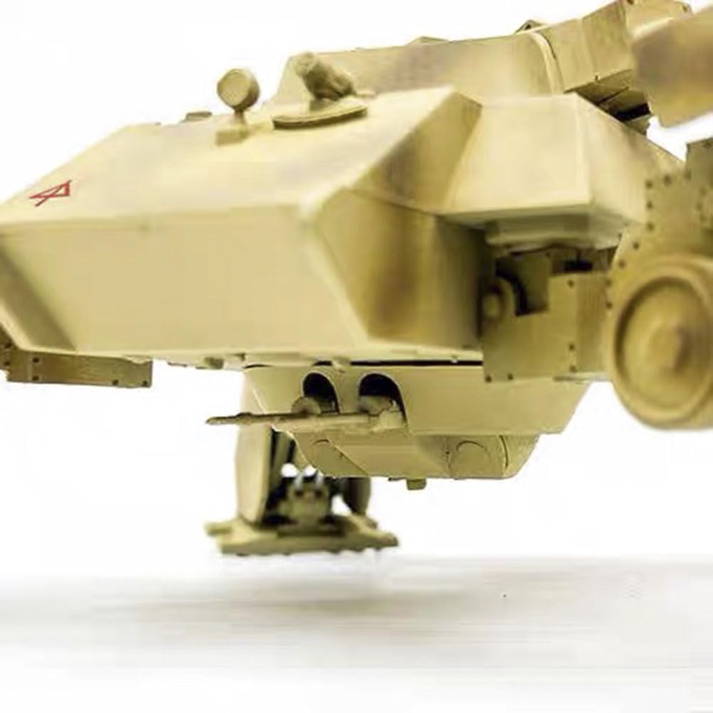 花田制造 UA72354 Fist of War German E-75 Mech 55mm Twin Gun Assault Tank, 1:72 Scale Model Kit