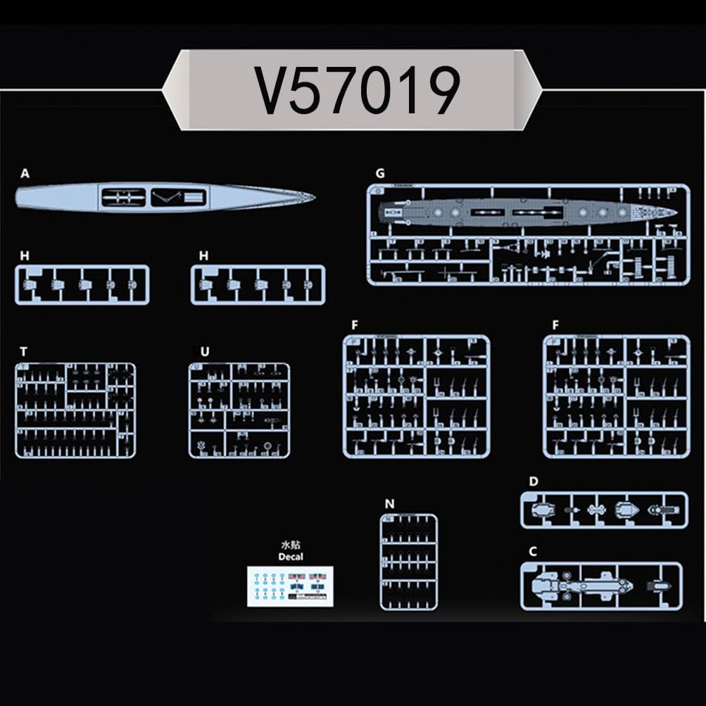 Vee Hobby V57019 1/700 Scale USS Helena CL-50 1942 Model Kit