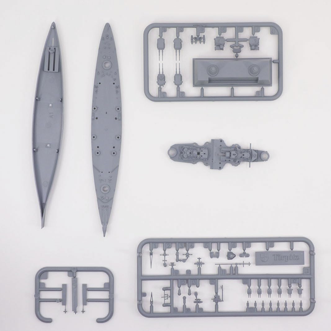 花田制造 FLYHAWK FH9002 1/2000 Scale German Battleship Tirpitz Model Kit